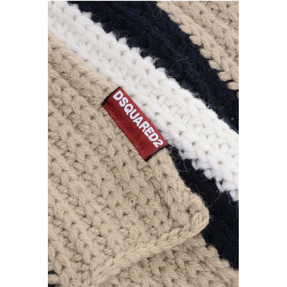 Dsquared² Alpaca Blend Scarf with Hood