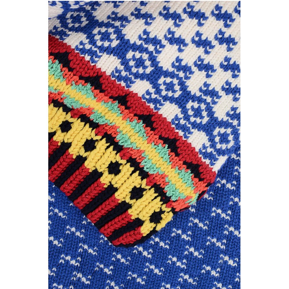Dsquared² Cashmere Blend Maxi Scarf with Embroidered Logo