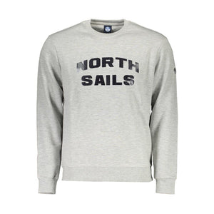 North Sails Brown Cotton Men Sweater
