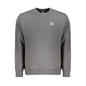 North Sails Brown Cotton Men Sweater