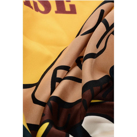 Dsquared² Lucky Bear Printed Silk Foulard