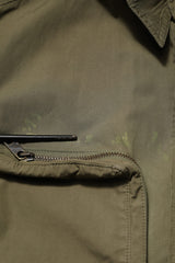 Dolce & Gabbana Army Green Button Down Long Sleeves Shirt