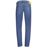 Calvin Klein Blue Cotton Men Jean