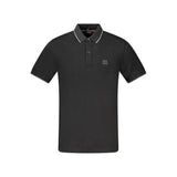 Hugo Boss Black Cotton Polo Shirt
