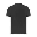 Calvin Klein Black Cotton Men Polo Shirt