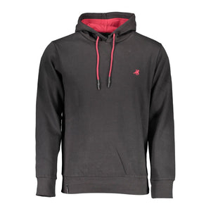 U.S. Grand Polo Black Cotton Men Sweater