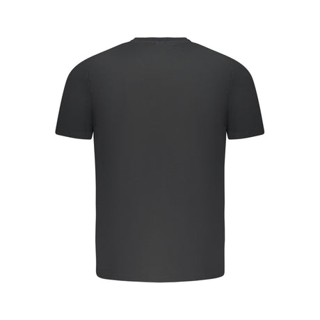 North Sails Black Cotton Men T-Shirt