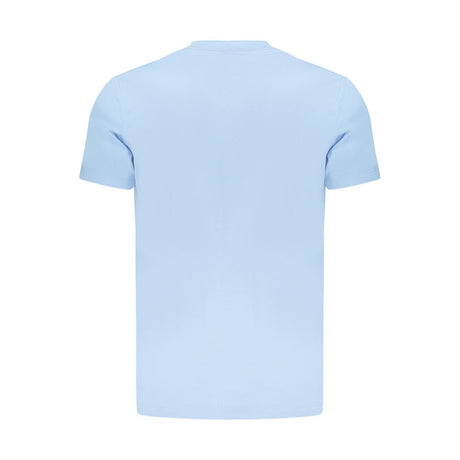 Calvin Klein Light Blue Cotton Men T-Shirt