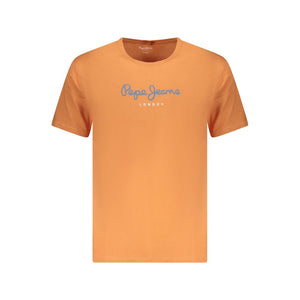 Pepe Jeans Orange Cotton T-Shirt