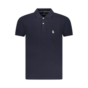 Marina Yachting Blue Cotton Men Polo Shirt