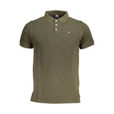 Norway 1963 Green Cotton Men Polo Shirt