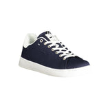 Gas Blue Polyester Men Sneaker
