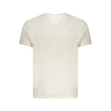 Tommy Hilfiger Beige Cotton Men T-Shirt