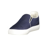 Gas Blue Polyester Men Sneaker