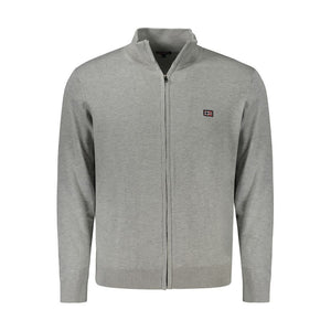 Norway 1963 Brown Polyester Men Cardigan