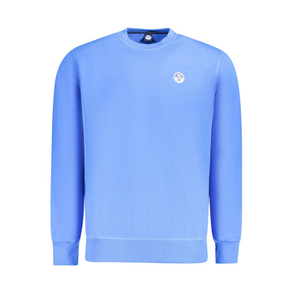 North Sails Blue Cotton Men's Sweatshirt