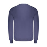 North Sails Blue Cotton Men Sweater