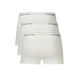 Calvin Klein White Cotton Men Boxer