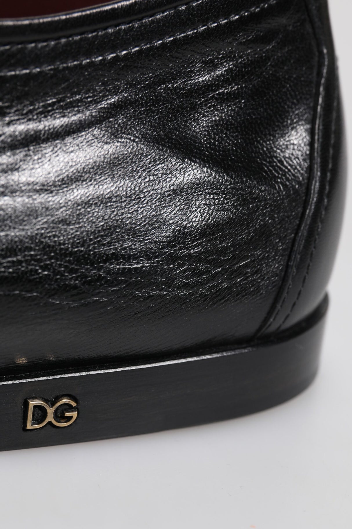 Dolce & Gabbana Black Leather Lace Up Derby Dress Formal Shoes