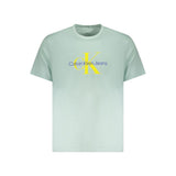 Calvin Klein Green Cotton Men T-Shirt