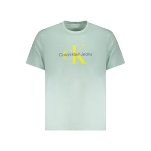 Calvin Klein Green Cotton Men T-Shirt