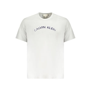 Calvin Klein Brown Cotton Men T-Shirt
