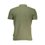 Napapijri Green Cotton Men Polo Shirt