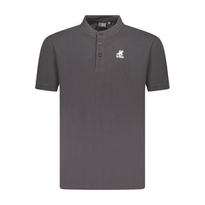 U.S. Grand Polo Black Cotton Men Polo Shirt