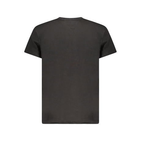 Tommy Hilfiger Black Cotton Men T-Shirt