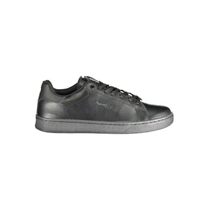 Gas Black Polyester Men Sneaker
