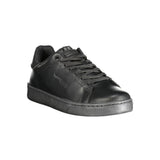 Gas Black Polyester Men Sneaker