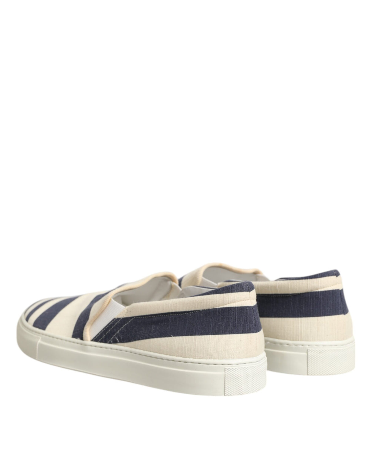 Jucca Blue White Striped Canvas Men Low Top Casual Shoes