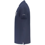 Trussardi Blue Cotton Men Polo Shirt