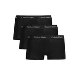 Calvin Klein Black Cotton Men Boxer