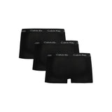 Calvin Klein Black Cotton Men Boxer