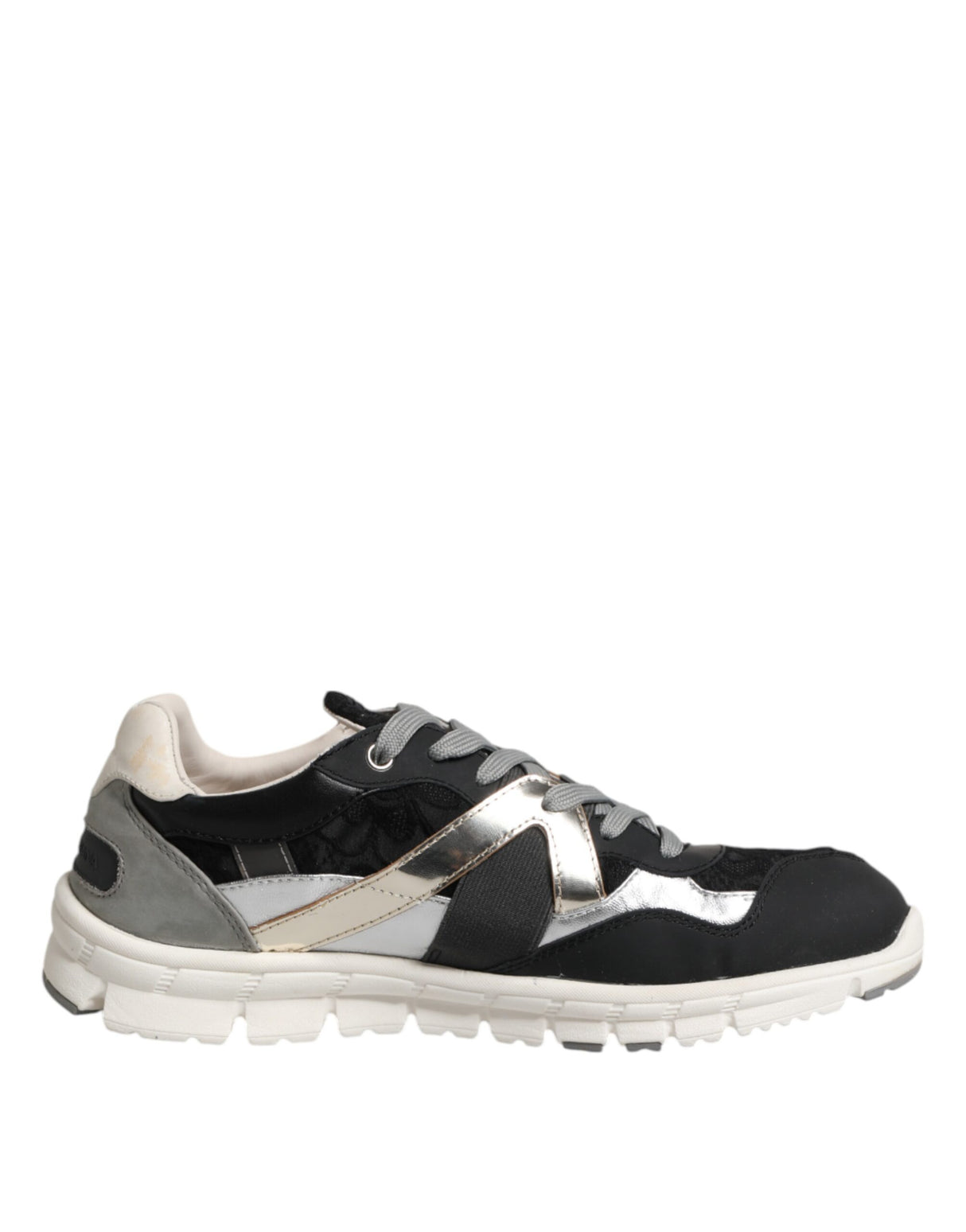 Dolce & Gabbana Multicolor Suede Low Top Men Sneaker Shoes