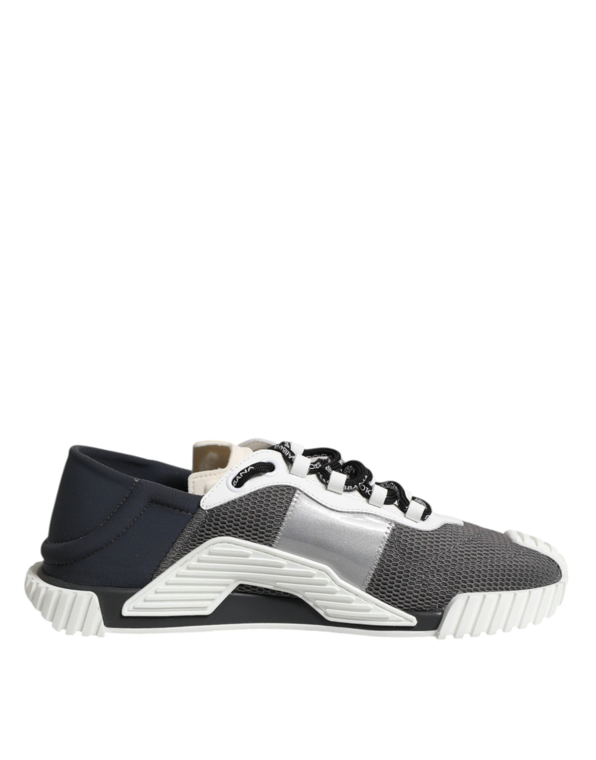 Dolce & Gabbana Gray Lace Up Low Top NS1 Sneakers Shoes