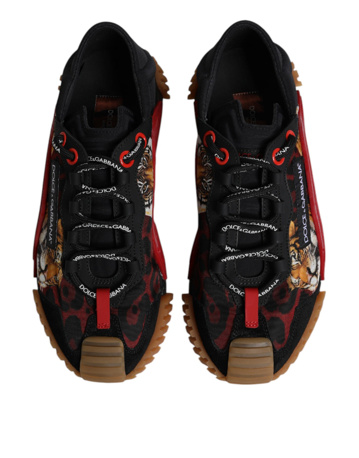 Dolce & Gabbana Black Logo Low Top NS1 Men Sneakers Shoes