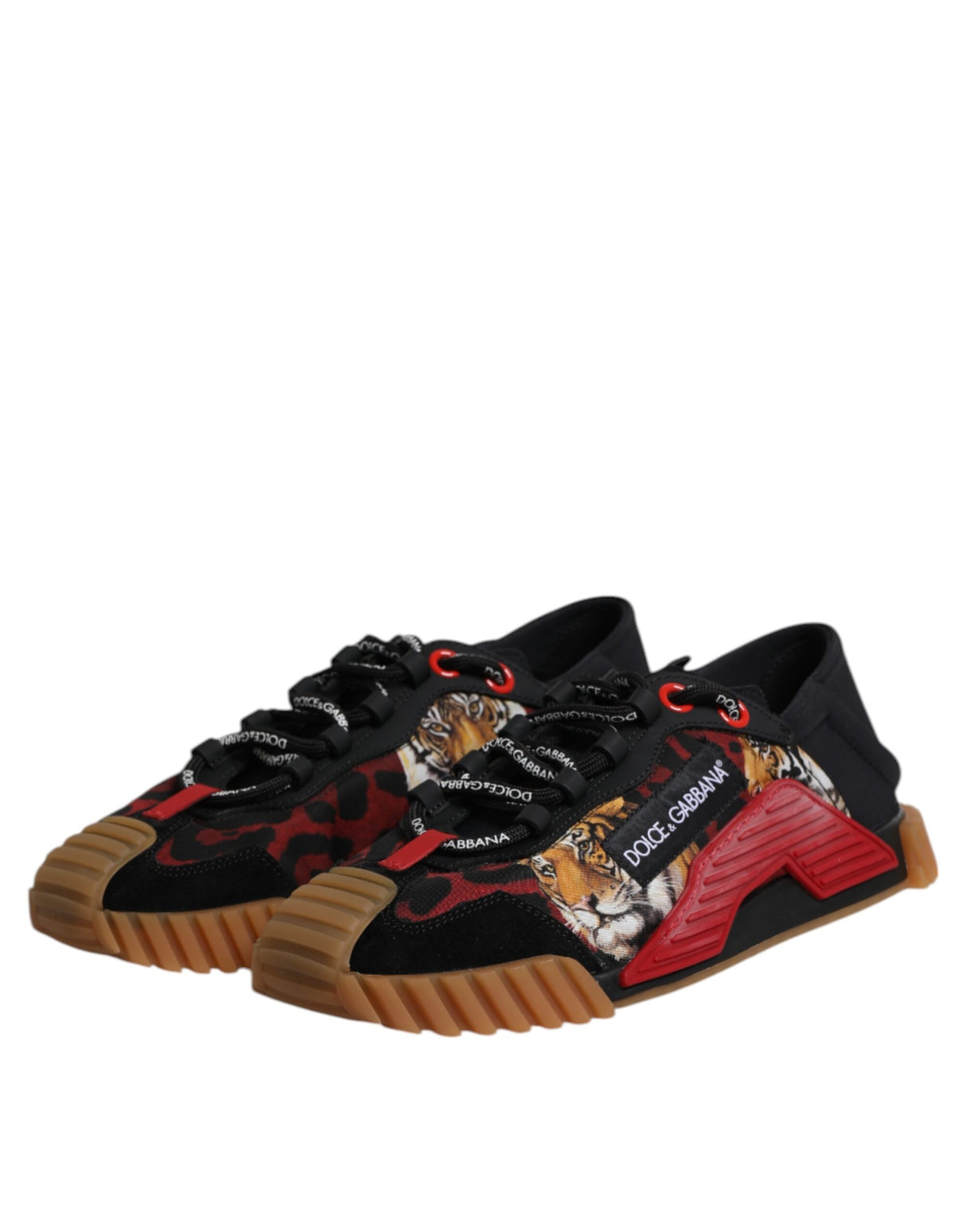 Dolce & Gabbana Black Logo Low Top NS1 Men Sneakers Shoes