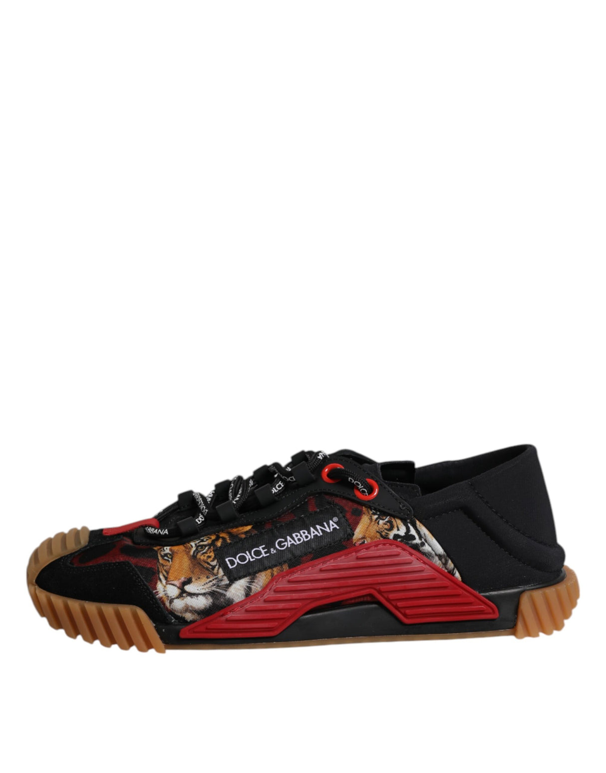 Dolce & Gabbana Black Logo Low Top NS1 Men Sneakers Shoes