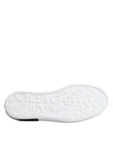 Dolce & Gabbana Red Logo Low Top Slip On Men Sneakers Shoes