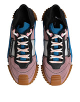 Dolce & Gabbana Multicolor Lace Up Low Top NS1 Sneakers Shoes