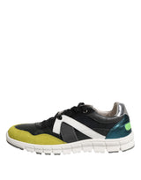 Dolce & Gabbana Multicolor Lace Up Low Top Men Sneakers Shoes