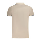 Norway 1963 Beige Cotton Men Polo Shirt