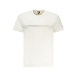 Tommy Hilfiger White Cotton Mens T-Shirt