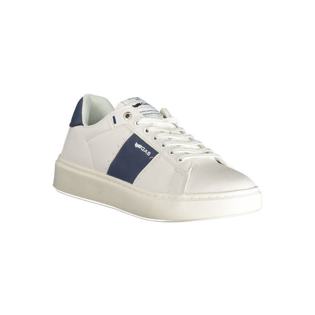 Gas White Polyester Men Sneaker