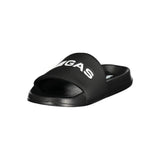 Gas Black Polyester Men Sandal