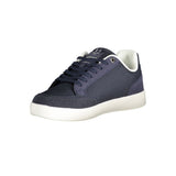 Gas Blue Polyester Men Sneaker