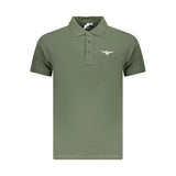 Accademia Militare Green Cotton Polo Shirt