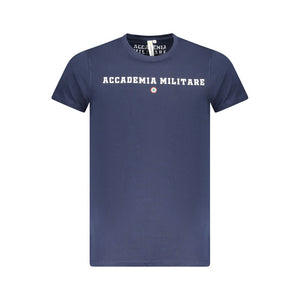 Accademia Militare Blue Cotton T-Shirt